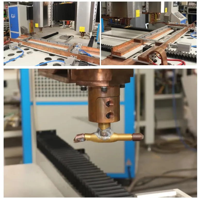 Hwashi CNC Seven 7axis Double Heads Sheet Metal Spot Weldinq Machine, Automatic Sheet Metalwelder for Squatrack 2